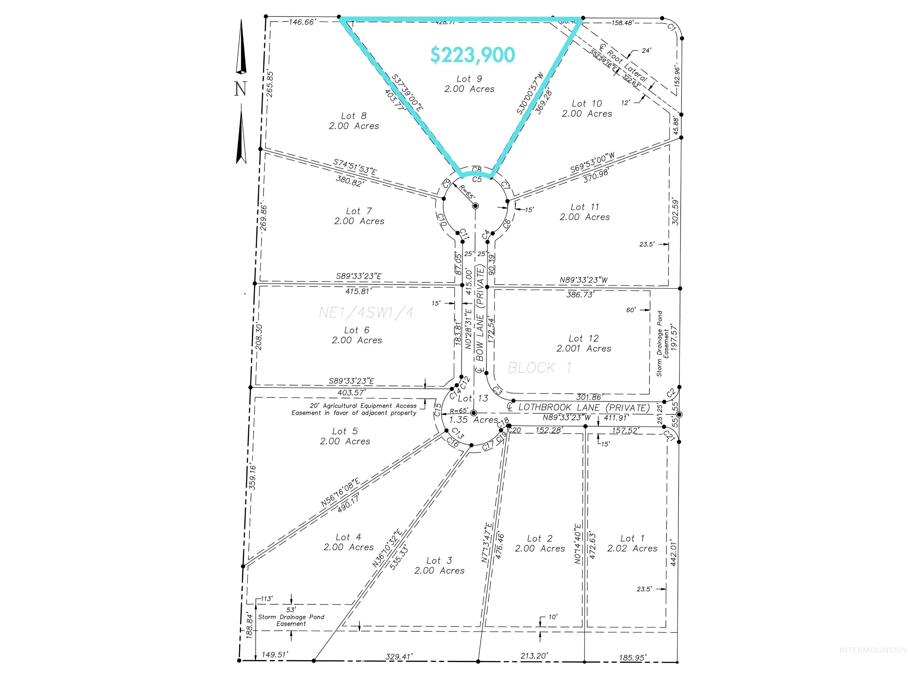 Lot 9 Bow Lane, Wilder, Idaho 83676, Land For Sale, Price $210,900,MLS 98946576