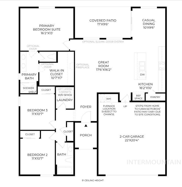 14811 Wing Spread Dr, Caldwell, Idaho 83607, 3 Bedrooms, 2 Bathrooms, Residential For Sale, Price $359,995,MLS 98946786