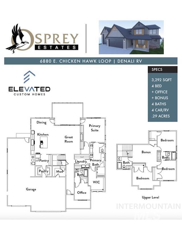 6880 E Chicken Hawk Loop, Nampa, Idaho 83686, 4 Bedrooms, 4 Bathrooms, Residential For Sale, Price $1,099,000, 98947296