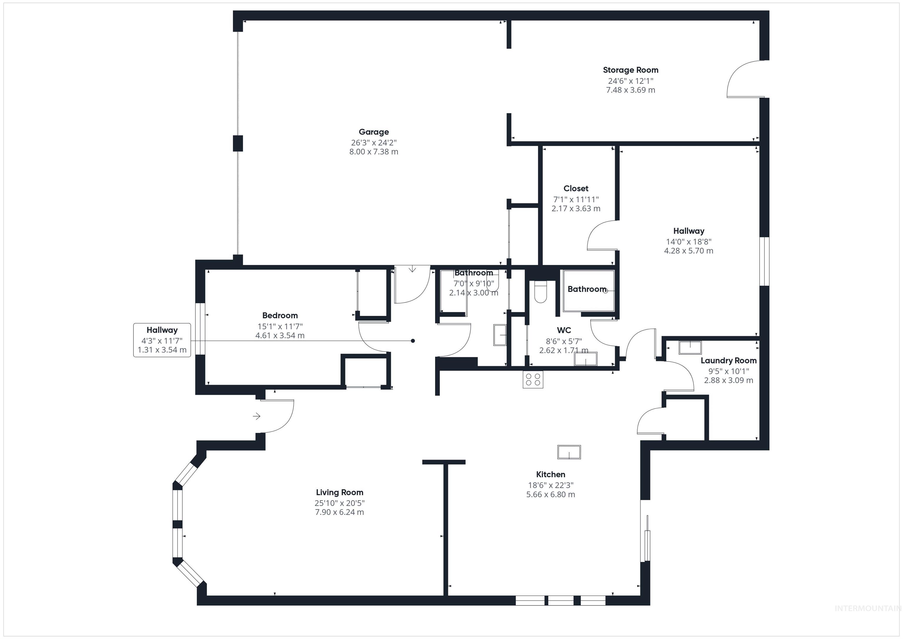 11 N 3rd West St., Paul, Idaho 83347, 2 Bedrooms, 2 Bathrooms, Residential For Sale, Price $345,000, 98947663