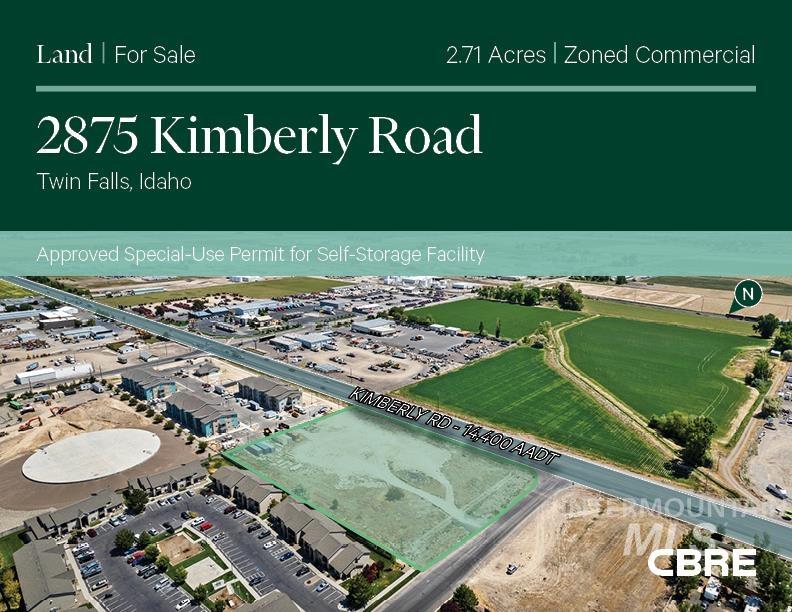 2875 Kimberly Rd, Twin Falls, Idaho 83301, Land For Sale, Price $1,100,000, 98951011