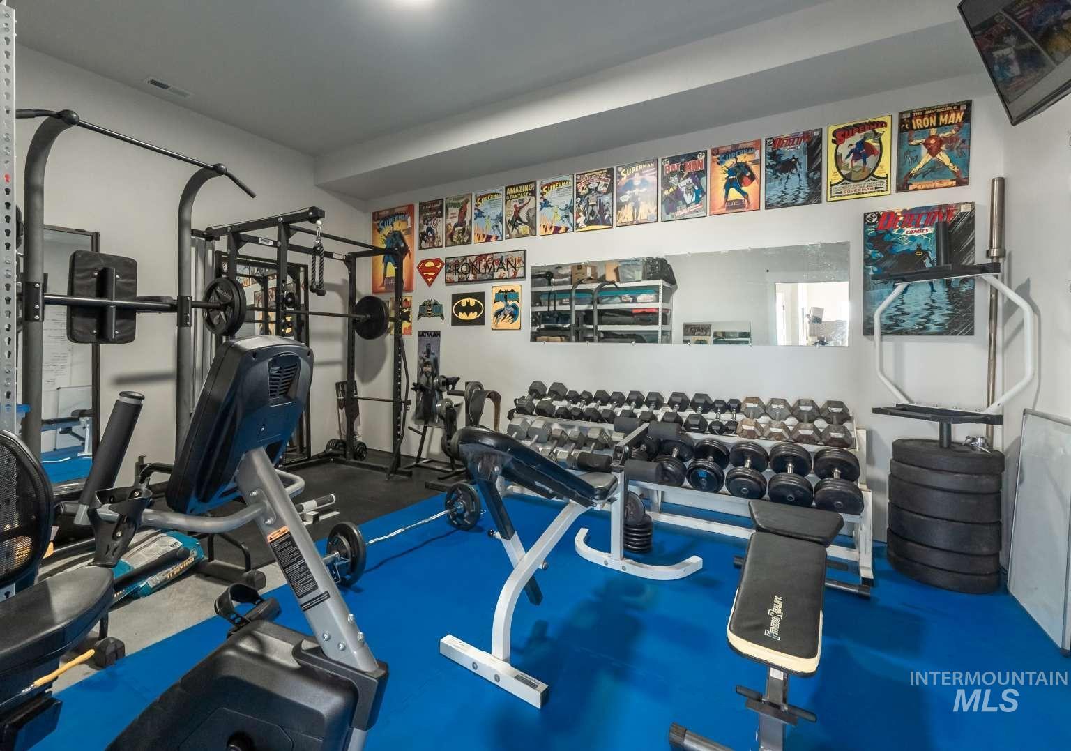 View of exercise room