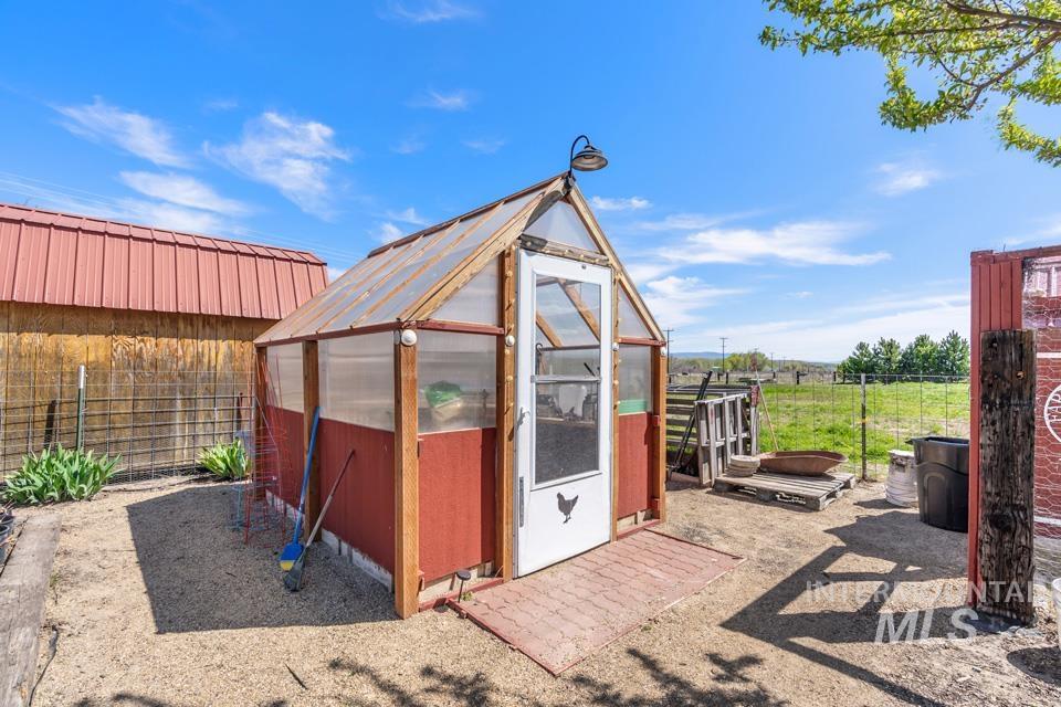 View of greenhouse