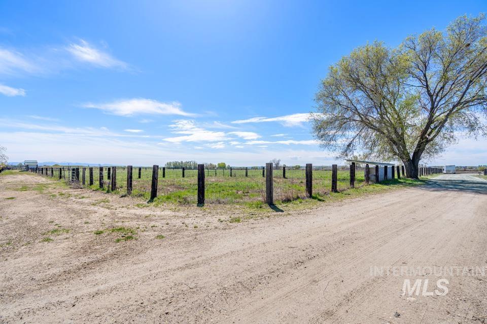 View of road with a view of rural / pastoral area