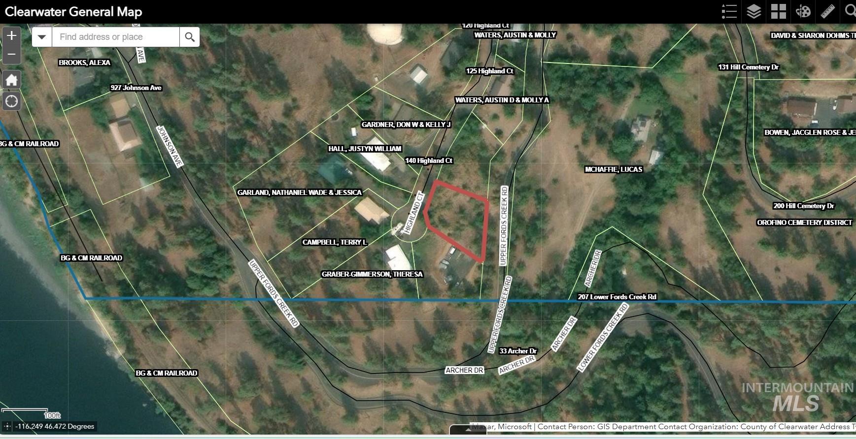 TBD Highland Ct, Orofino, Idaho 83544, Land For Sale, Price $35,000,MLS 98954762