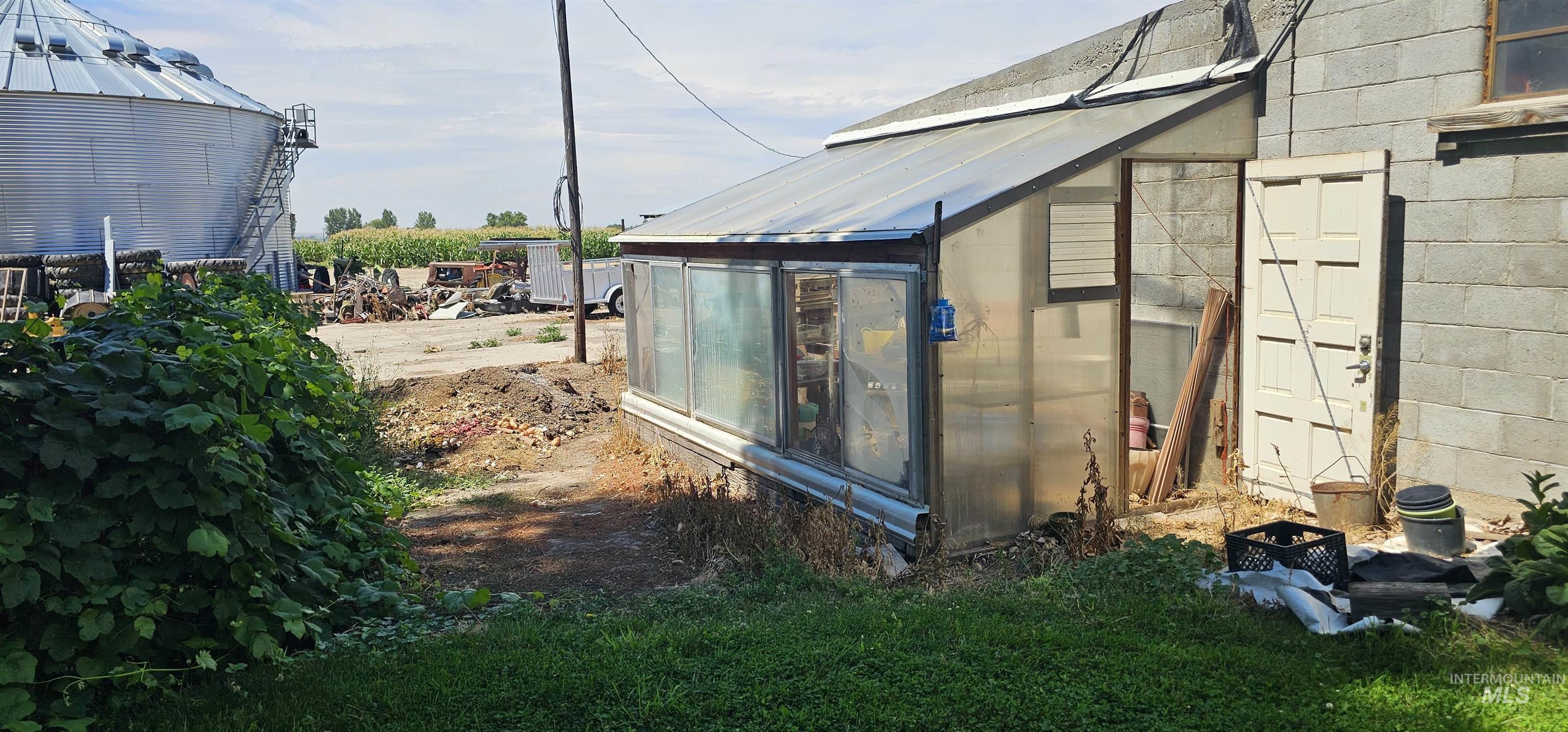 View of greenhouse