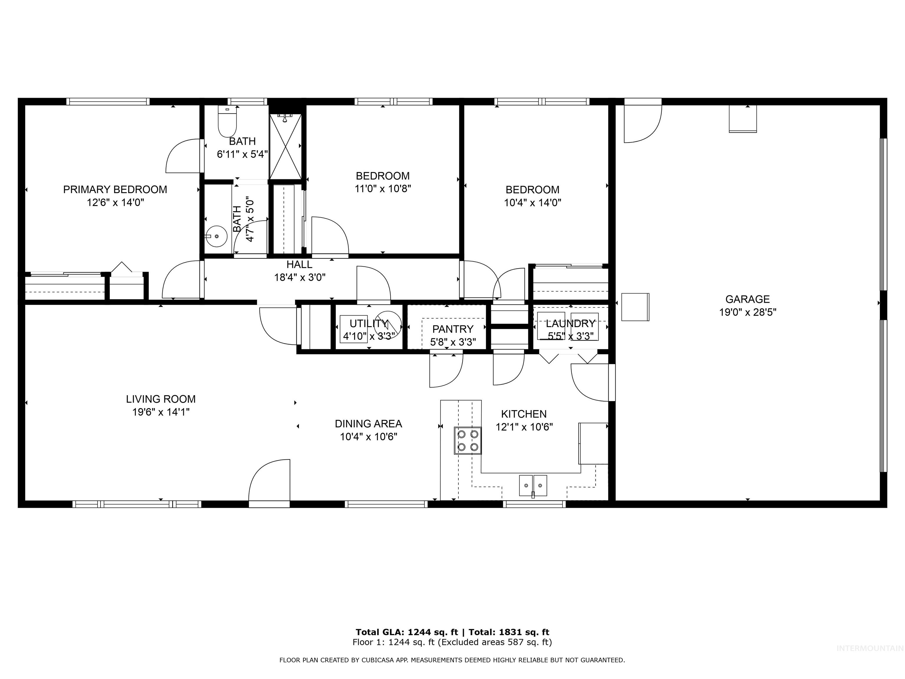 701 Wheeler St, Kendrick, Idaho 83537, 3 Bedrooms, 1 Bathroom, Residential For Sale, Price $309,000, 98958660