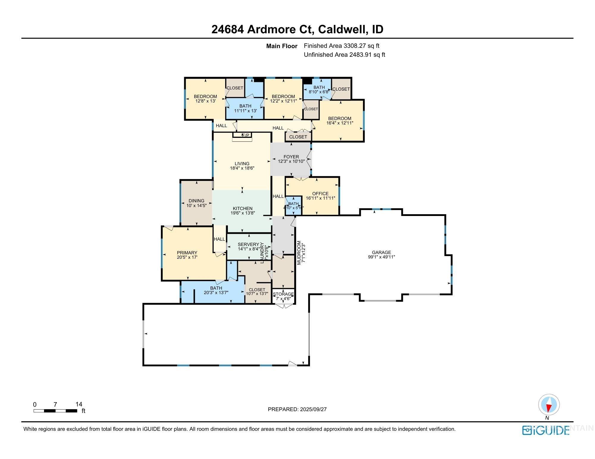 24864 Ardmore Ct, Caldwell, Idaho 83607-1067, 4 Bedrooms, 3.5 Bathrooms, Residential For Sale, Price $1,299,900,MLS 98959481