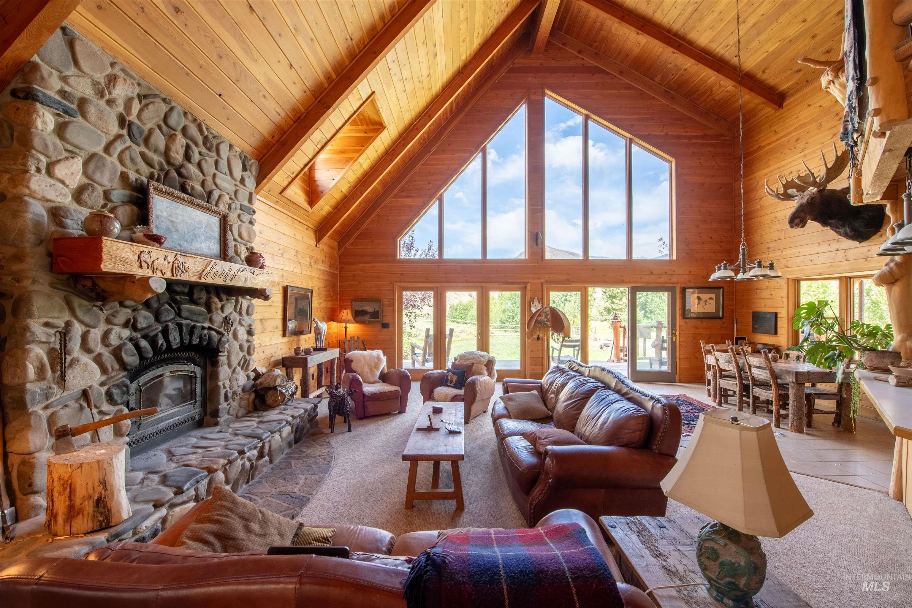 9885 Challis Creek Rd., Challis, Idaho 83226, 5 Bedrooms, 4 Bathrooms, Farm & Ranch For Sale, Price $1,550,000, 98959536
