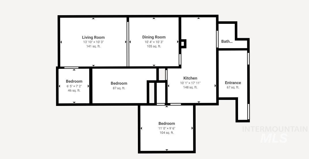 112 S Asbury, Moscow, Idaho 83843, 2 Bedrooms, 1 Bathroom, Residential For Sale, Price $325,000,MLS 98962505