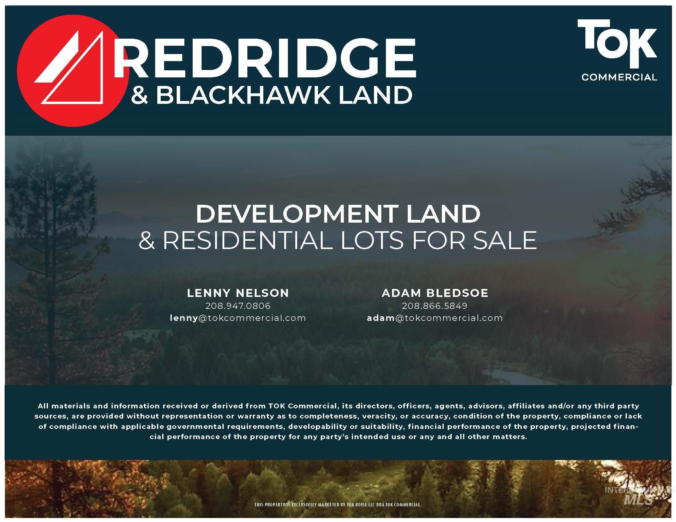 Redridge & Blackhawk Land, McCall, Idaho 83638, Land For Sale, Price $20,900,000,MLS 98962653