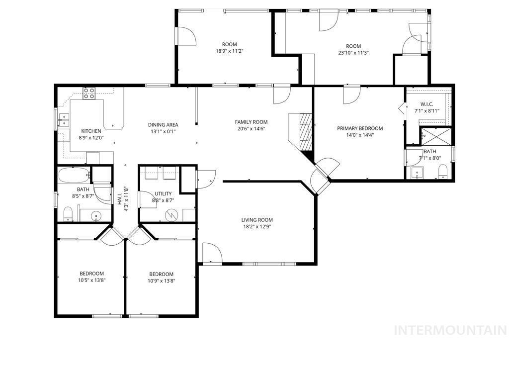 806 Hiawatha Way, Twin Falls, Idaho 83301, 4 Bedrooms, 2.5 Bathrooms, Residential For Sale, Price $375,000, 98962689