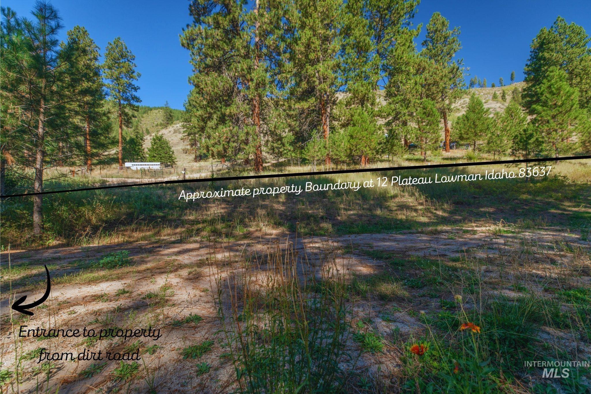 12 Plateau, Lowman, Idaho 83637, Land For Sale, Price $185,000,MLS 98963439