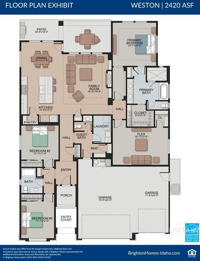 6500 S Mountaintop Way, Meridian, Idaho 83642, 4 Bedrooms, 2.5 Bathrooms, Residential For Sale, Price $739,900,MLS 98964094