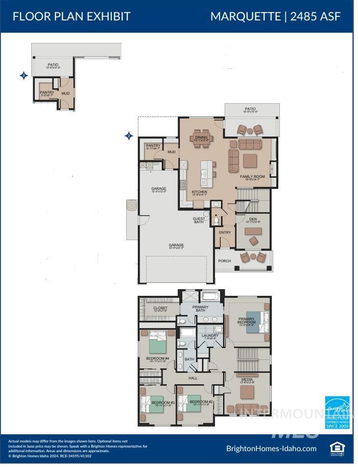 1018 E Escalation St, Meridian, Idaho 83642, 4 Bedrooms, 2.5 Bathrooms, Residential For Sale, Price $664,000,MLS 98964134