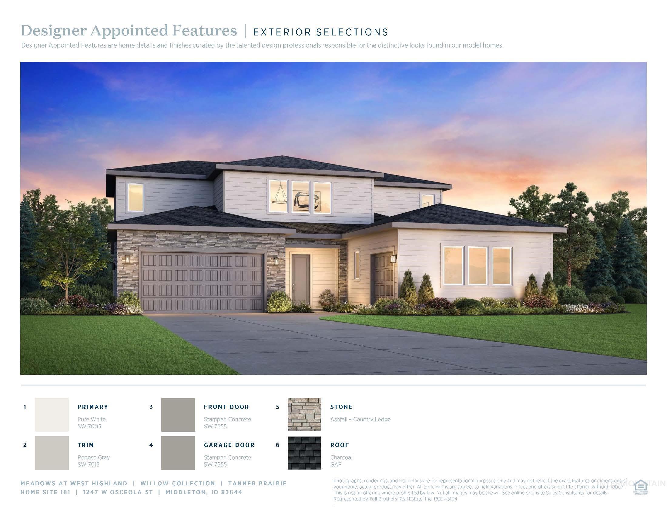 1247 W Osceola St, Middleton, Idaho 83644, 4 Bedrooms, 3.5 Bathrooms, Residential For Sale, Price $654,000,MLS 98964527