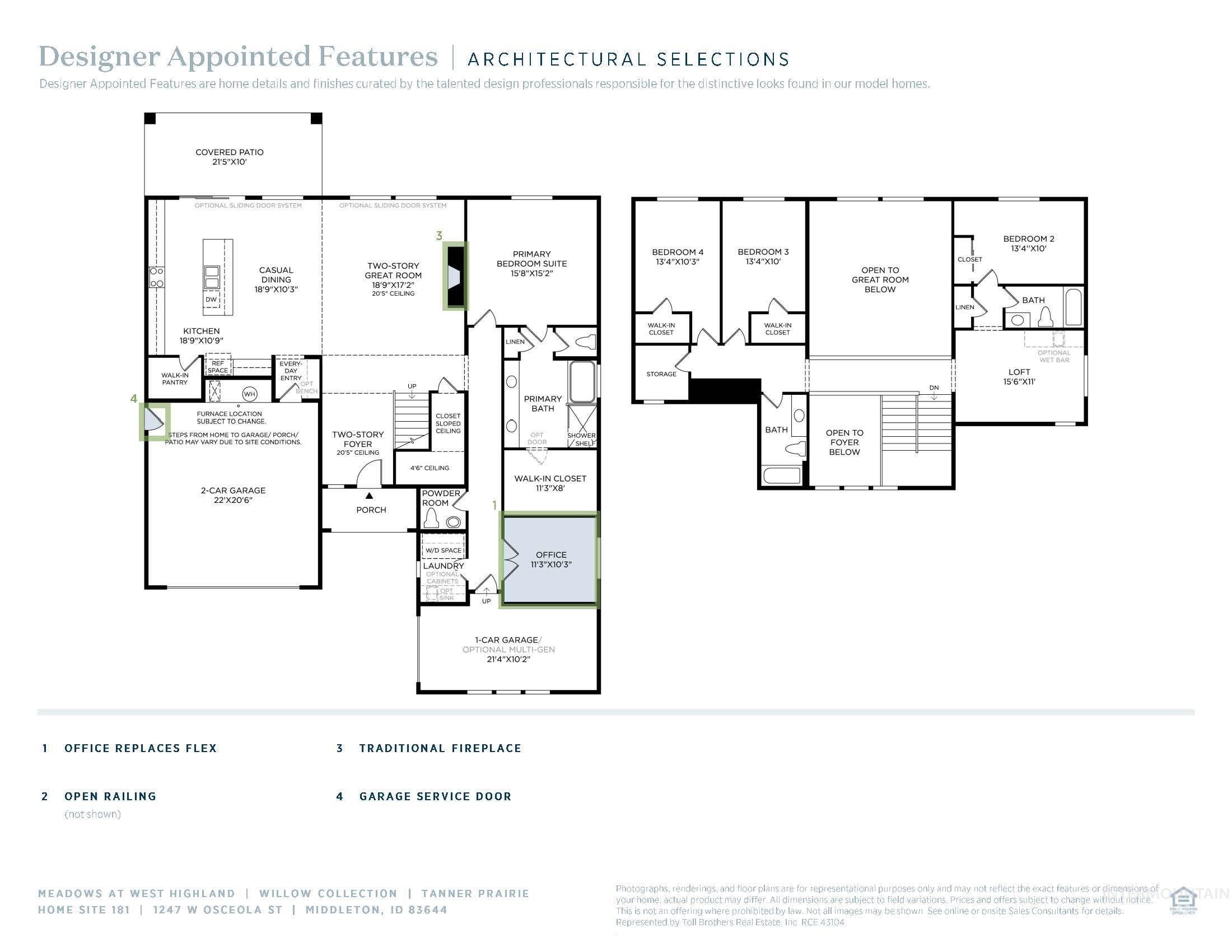 1247 W Osceola St, Middleton, Idaho 83644, 4 Bedrooms, 3.5 Bathrooms, Residential For Sale, Price $654,000,MLS 98964527