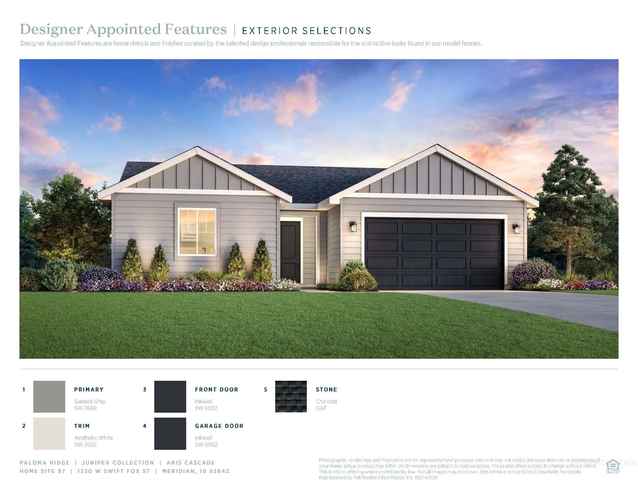 1330 W Swift Fox St, Meridian, Idaho 83634, 3 Bedrooms, 2 Bathrooms, Residential For Sale, Price $439,000,MLS 98964617