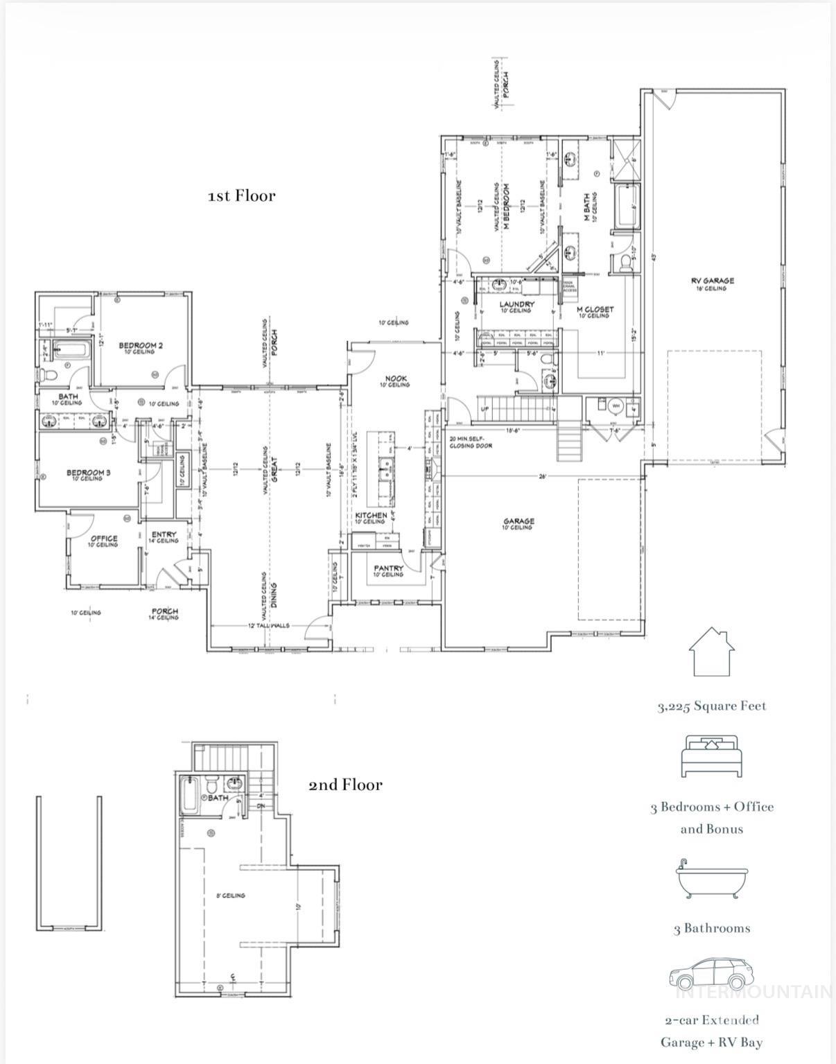 Lot 9/Blk 2 S Palm Way, Mayfield, Idaho 83647, 3 Bedrooms, 3.5 Bathrooms, Residential For Sale, Price $1,338,790, 98964778