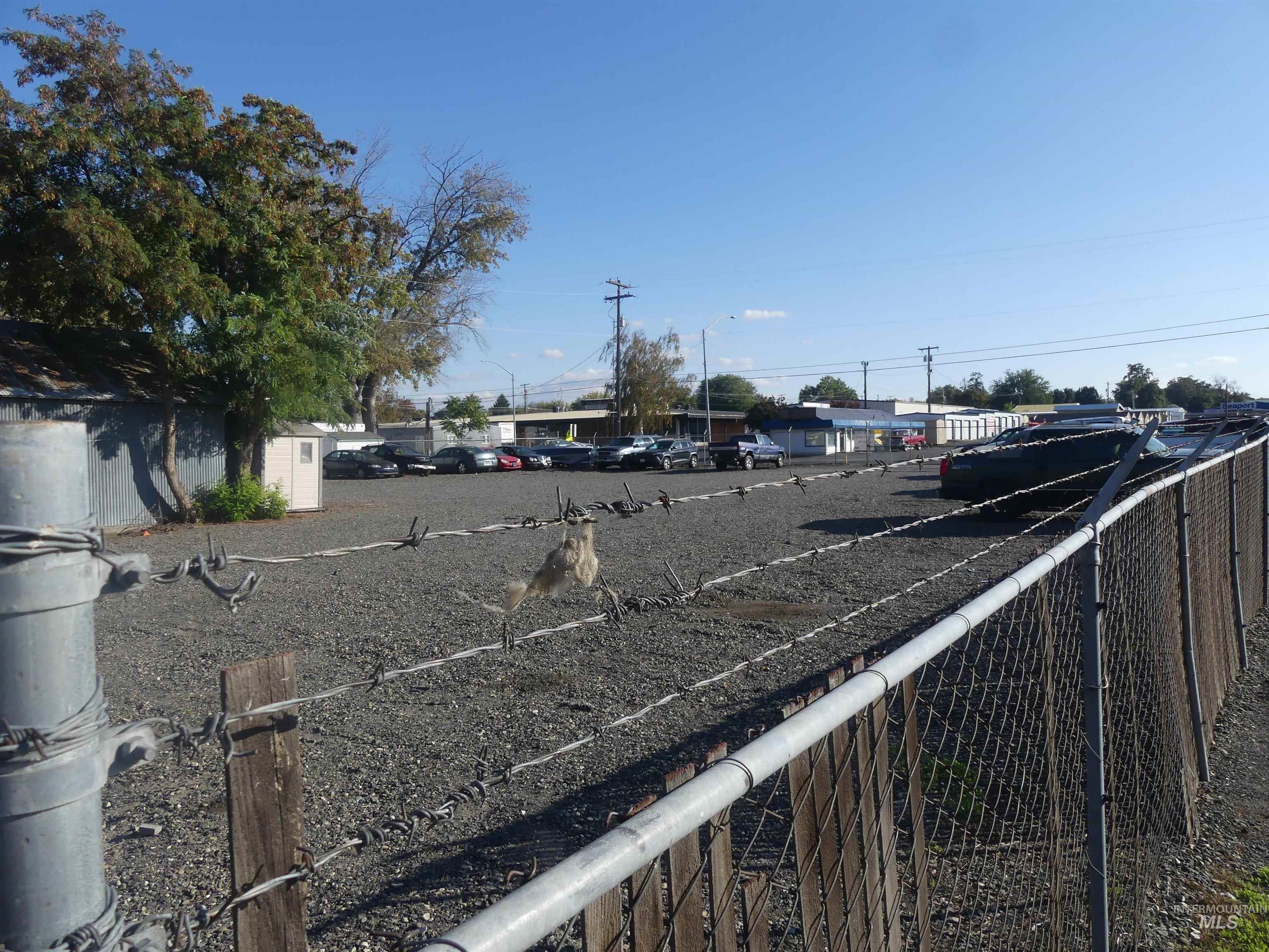 View of uncovered parking lot