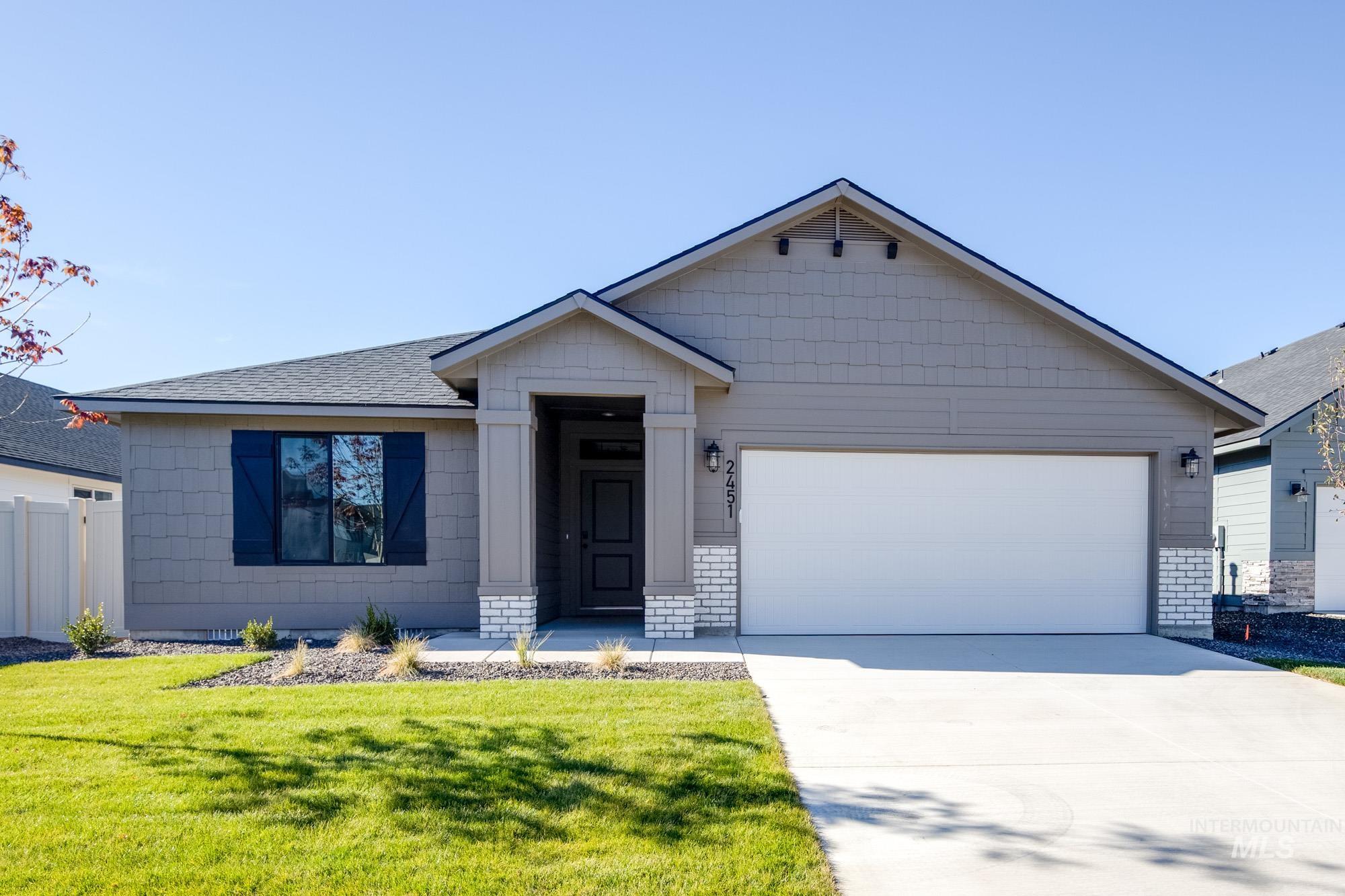 2451 N Silver Wolf Ave, Star, Idaho 83669, 4 Bedrooms, 2 Bathrooms, Residential For Sale, Price $470,990,MLS 98965838