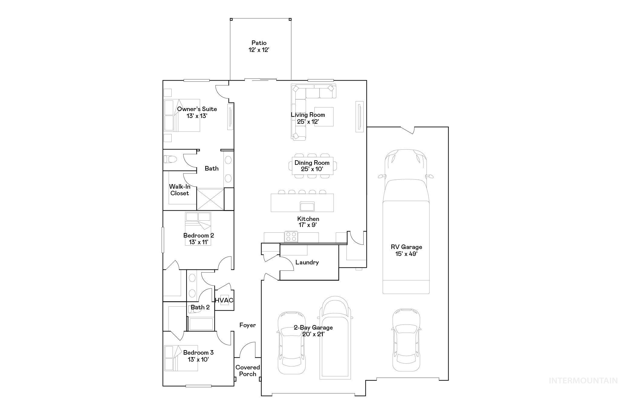 4420 Portofino Way, Caldwell, Idaho 83607, 3 Bedrooms, 2 Bathrooms, Residential For Sale, Price $519,900, 98966475