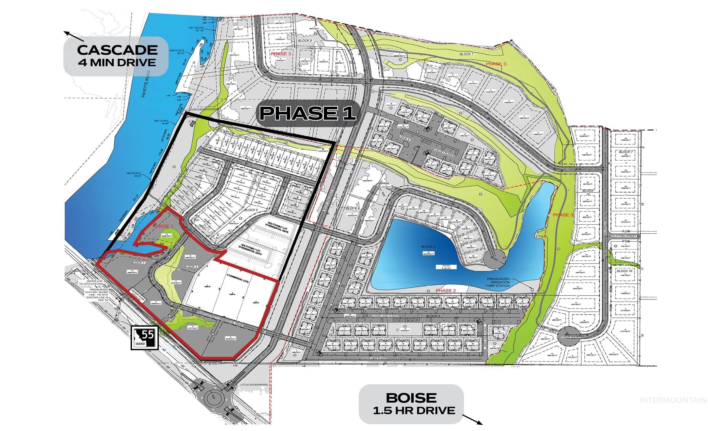Lot 3 Blk 4 River District Drive, Cascade, Idaho 83611, Land For Sale, Price $384,360,MLS 98966585
