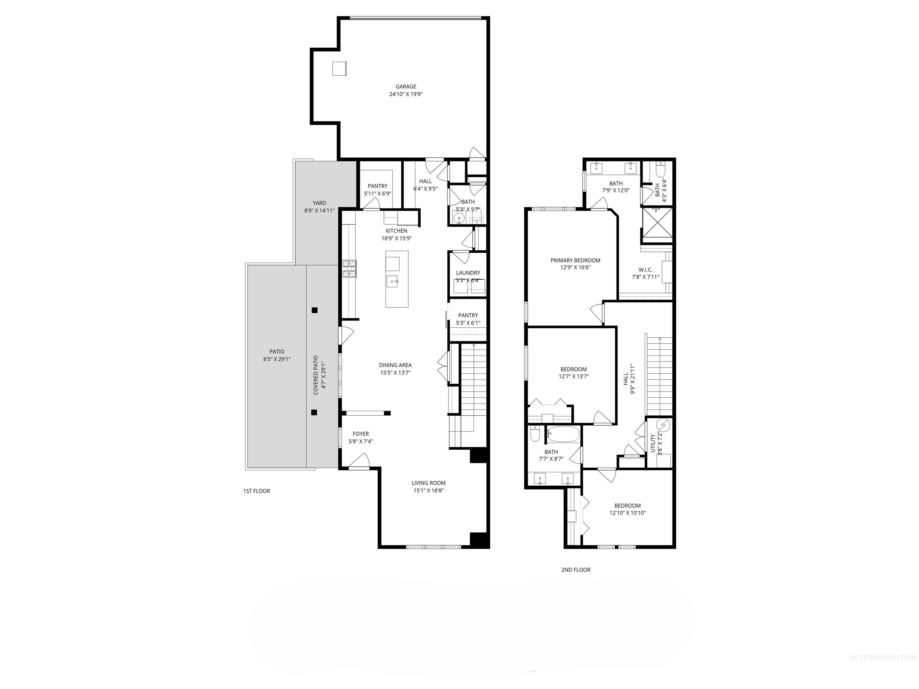 4210 E Parkcenter Boulevard, Boise, Idaho 83716, 3 Bedrooms, 3.5 Bathrooms, Residential For Sale, Price $674,990, 98966688