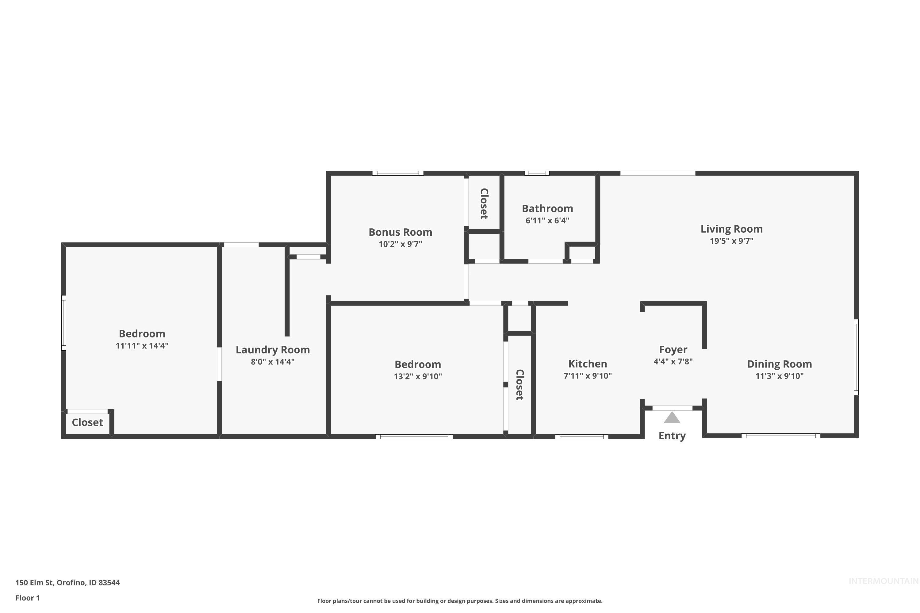 150 Elm St, Orofino, Idaho 83544, 3 Bedrooms, 1 Bathroom, Residential For Sale, Price $264,900,MLS 98967193