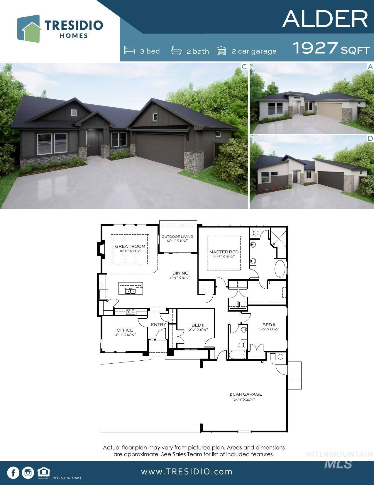 11234 W Tara Iti Ln, Kuna, Idaho 83634, 3 Bedrooms, 3 Bathrooms, Residential For Sale, Price $728,880,MLS 98967315