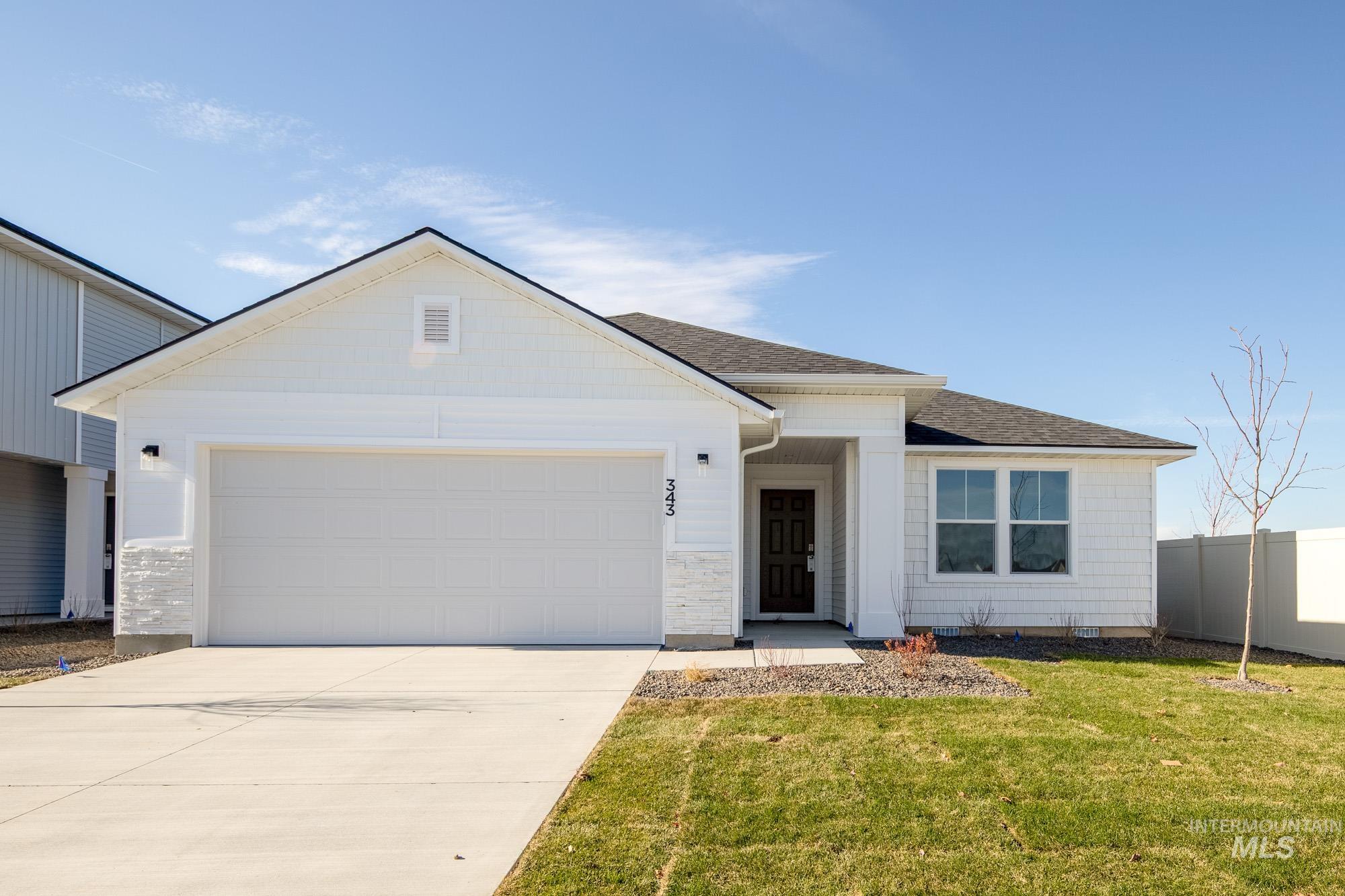 343 N Coltsfoot Ave, Kuna, Idaho 83634, 3 Bedrooms, 2 Bathrooms, Residential For Sale, Price $413,990,MLS 98967501