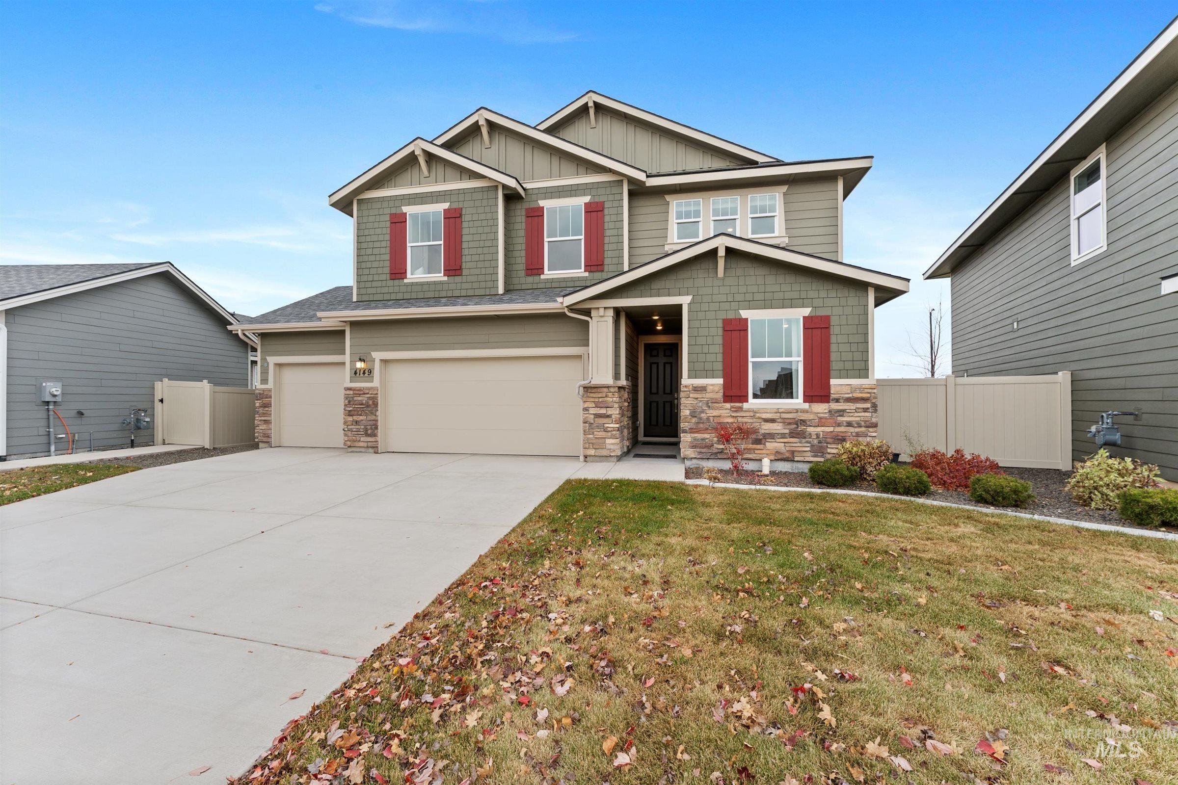 4149 S Colditz Way, Meridian, Idaho 83642, 4 Bedrooms, 2.5 Bathrooms, Residential For Sale, Price $615,990,MLS 98967932