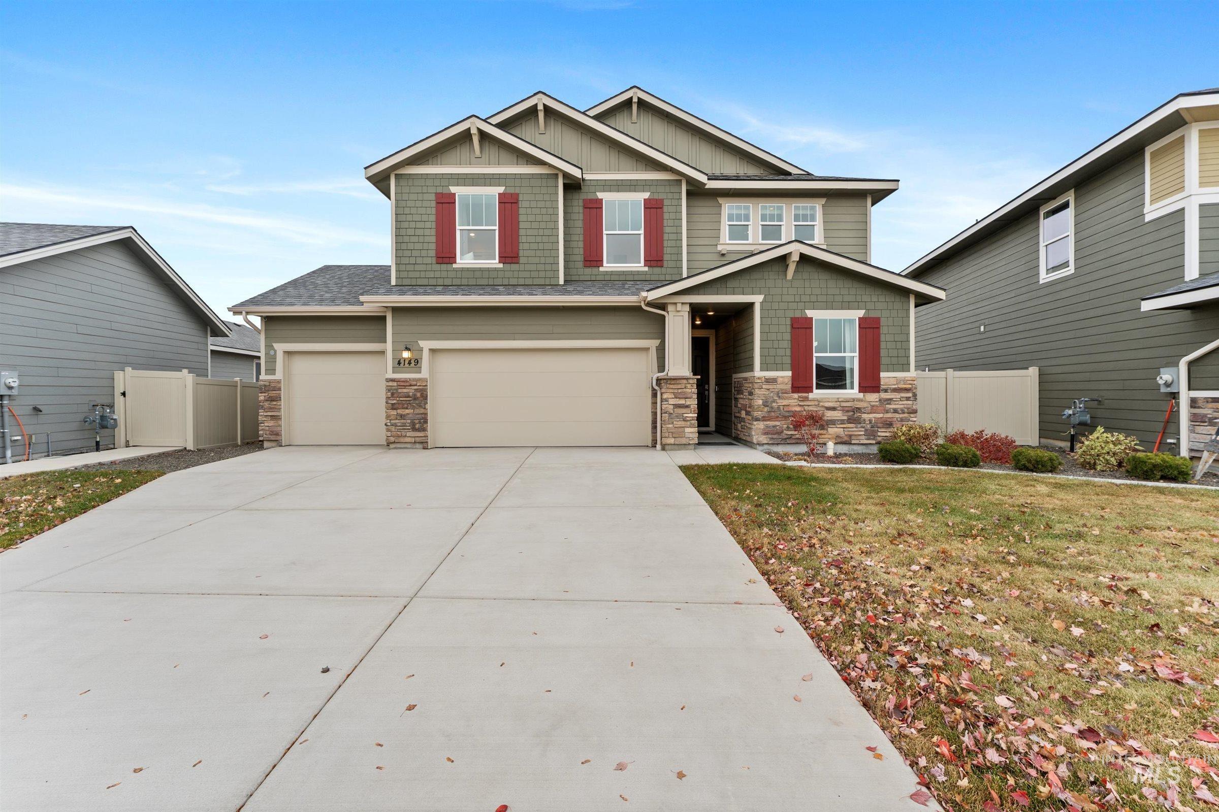 4149 S Colditz Way, Meridian, Idaho 83642, 4 Bedrooms, 2.5 Bathrooms, Residential For Sale, Price $615,990,MLS 98967932