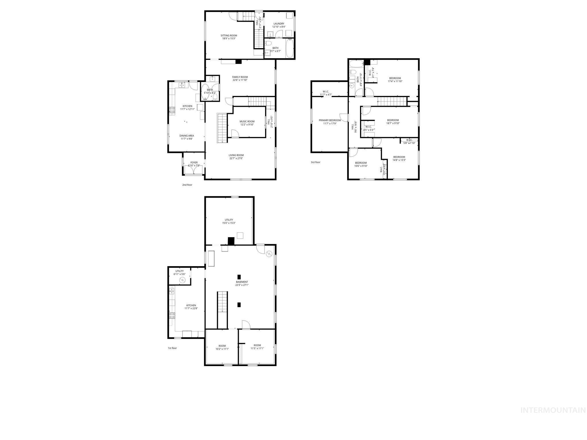 409 1st St E, Hansen, Idaho 83334, 5 Bedrooms, 3 Bathrooms, Residential For Sale, Price $435,000,MLS 98968068