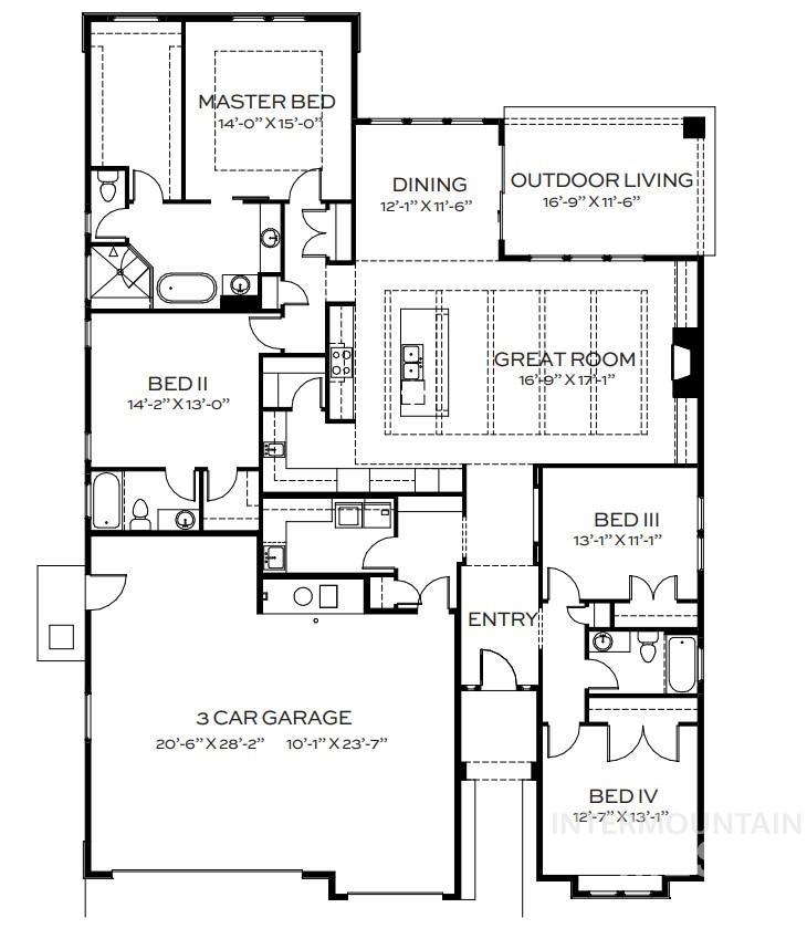 10764 W Barnbougle Ln, Kuna, Idaho 83634, 4 Bedrooms, 3 Bathrooms, Residential For Sale, Price $824,880,MLS 98968207