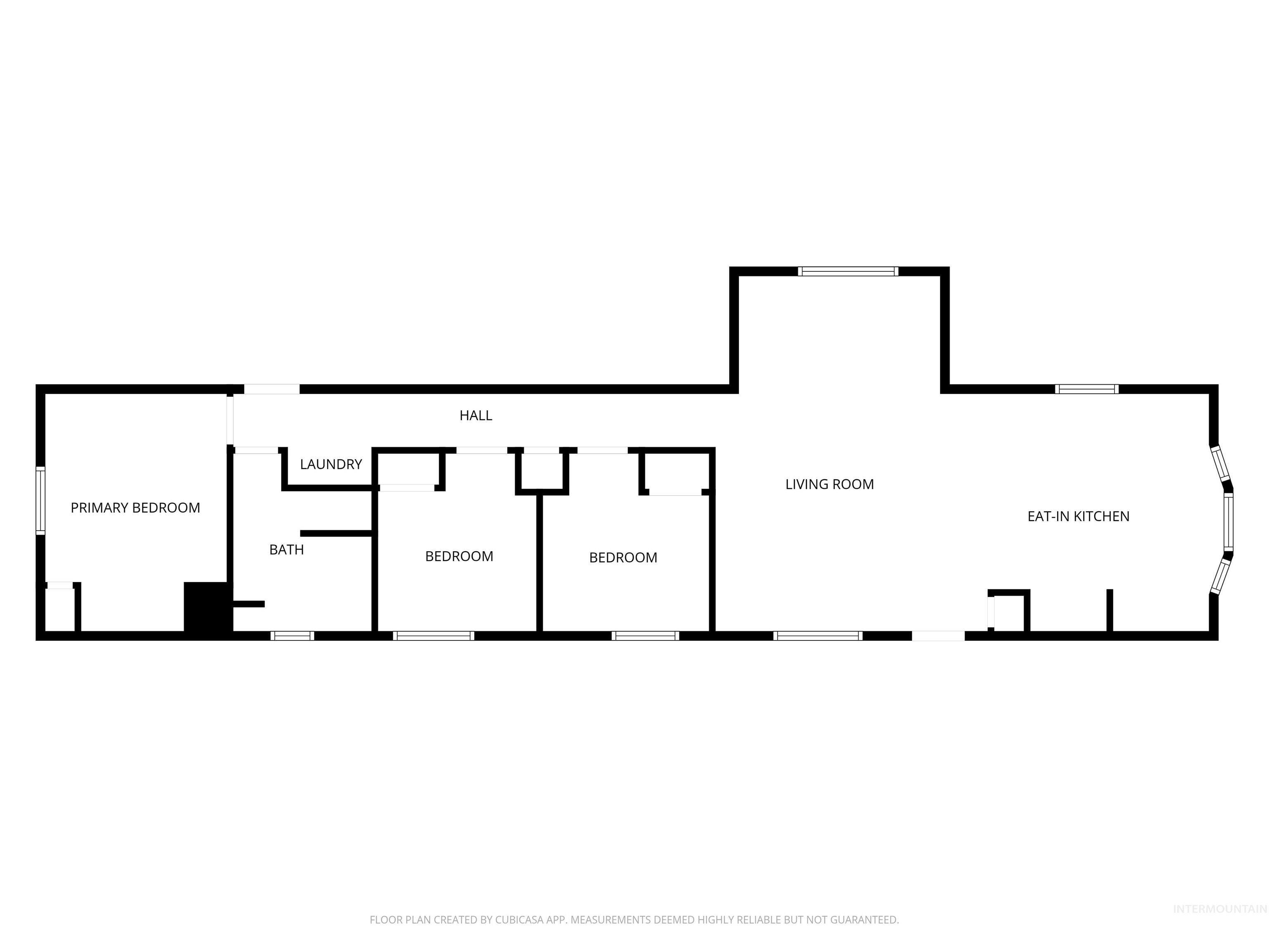 View of floor plan / room layout