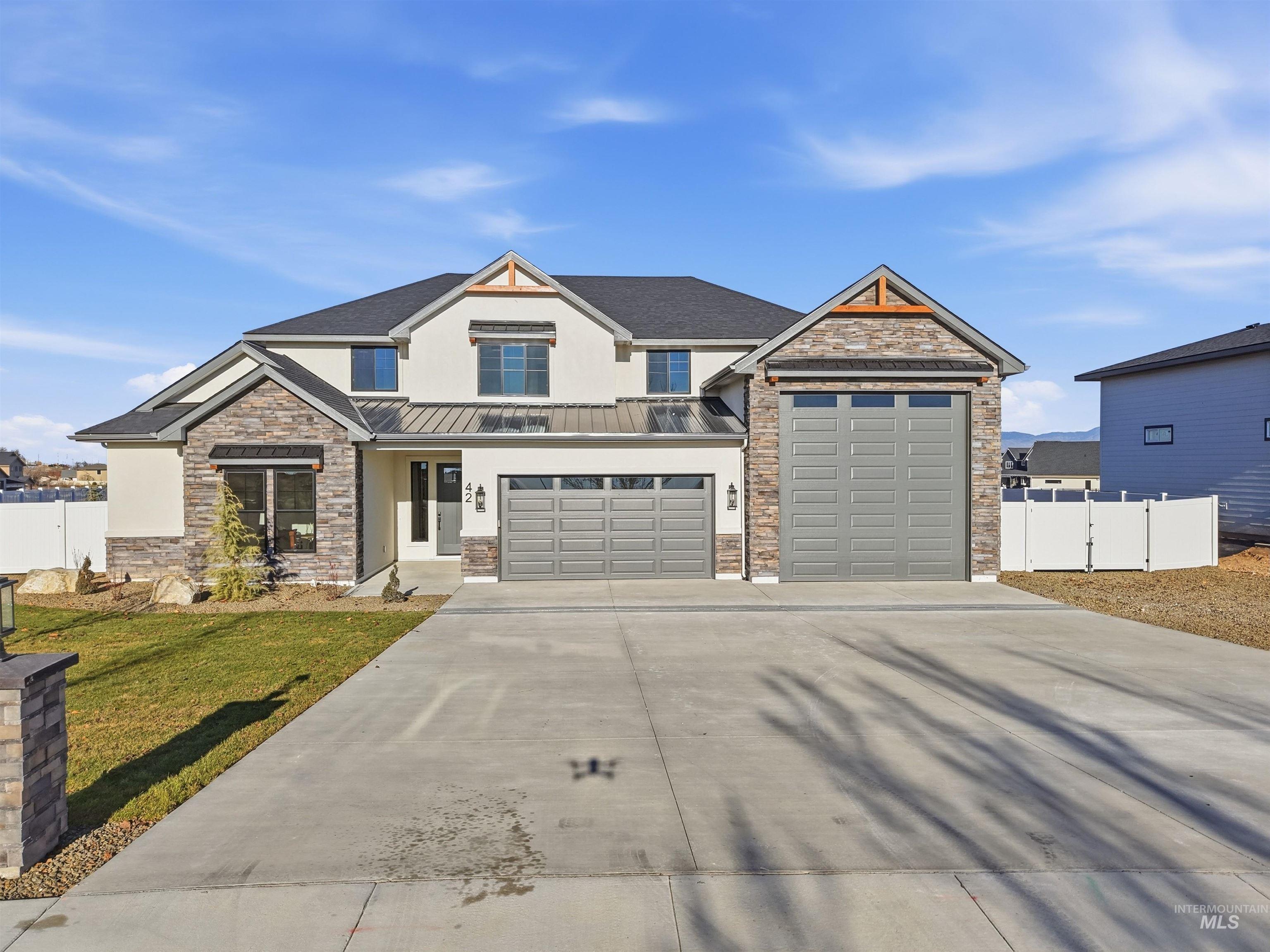42 E Shafer View Drive, Meridian, Idaho 83642, 4 Bedrooms, 3.5 Bathrooms, Residential For Sale, Price $1,249,900,MLS 98968301