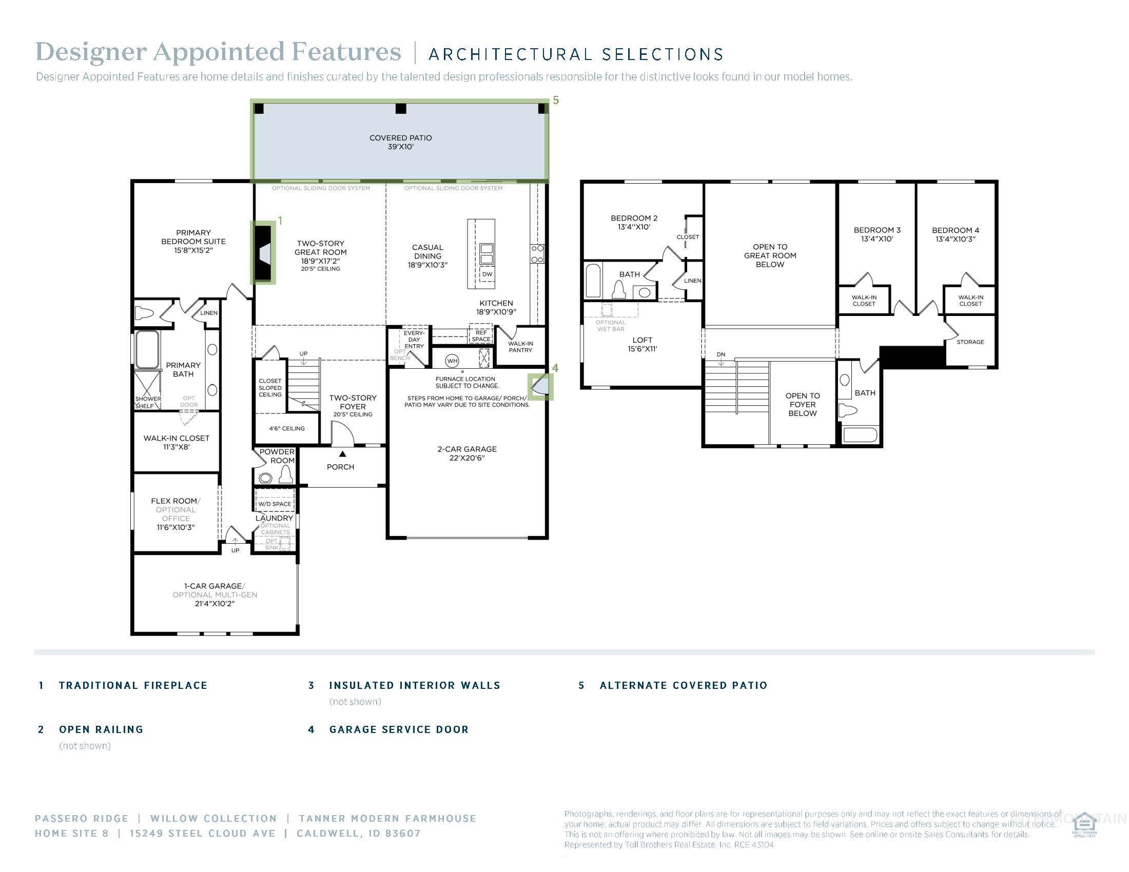 15249 Steel Cloud Ave, Caldwell, Idaho 83607, 4 Bedrooms, 3.5 Bathrooms, Residential For Sale, Price $694,000,MLS 98968737