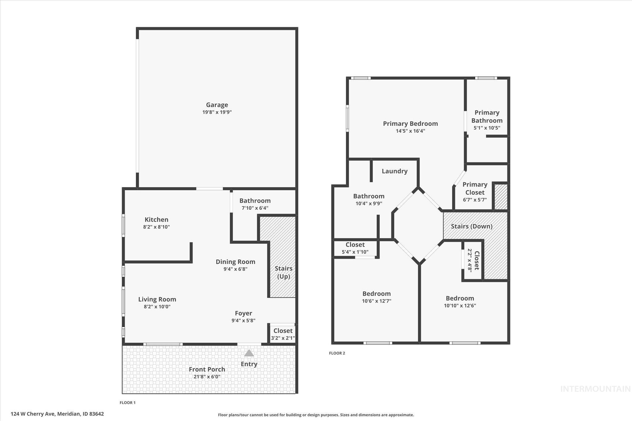 124 W Cherry Ave, Meridian, Idaho 83642, 3 Bedrooms, 2.5 Bathrooms, Residential For Sale, Price $404,900,MLS 98968753
