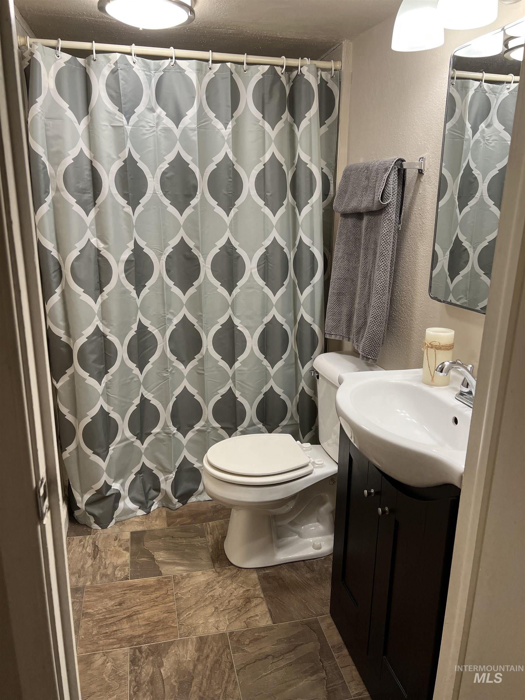 Bathroom in basement.
