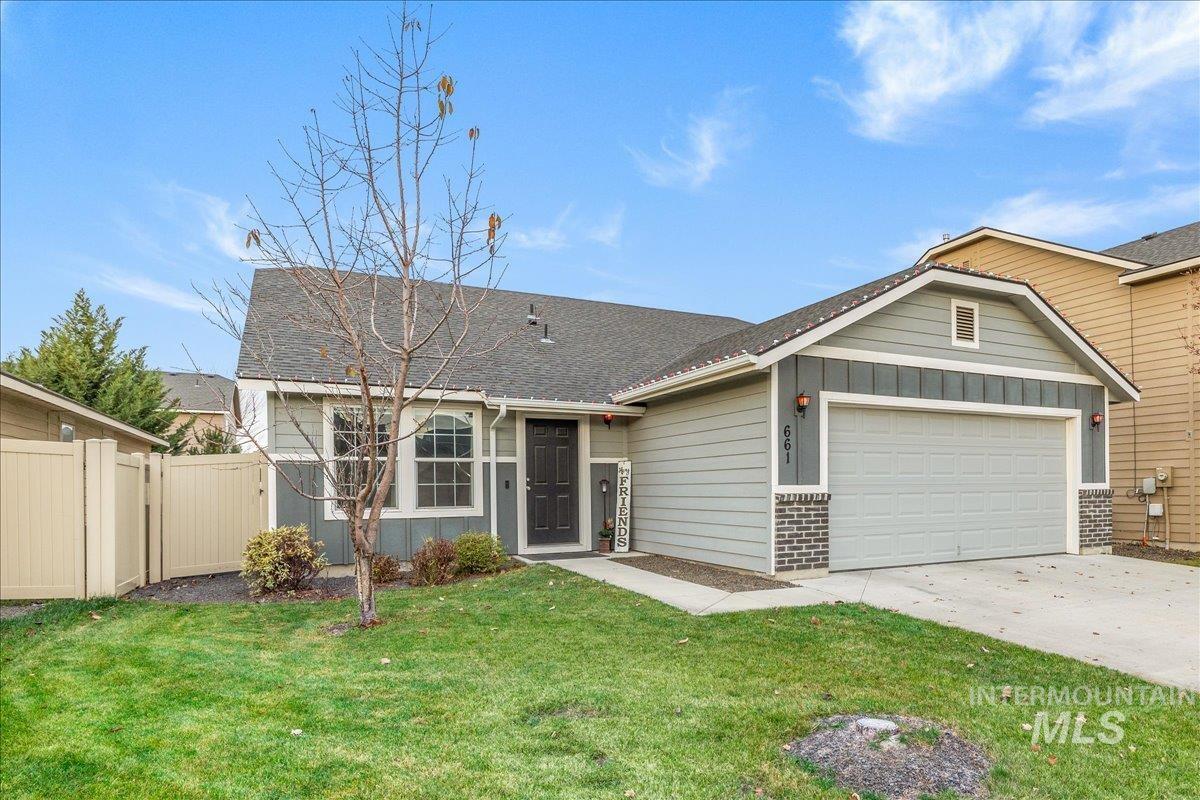 661 N Scotney Ave, Meridian, Idaho 83646, 3 Bedrooms, 2 Bathrooms, Residential For Sale, Price $419,900, 98968970