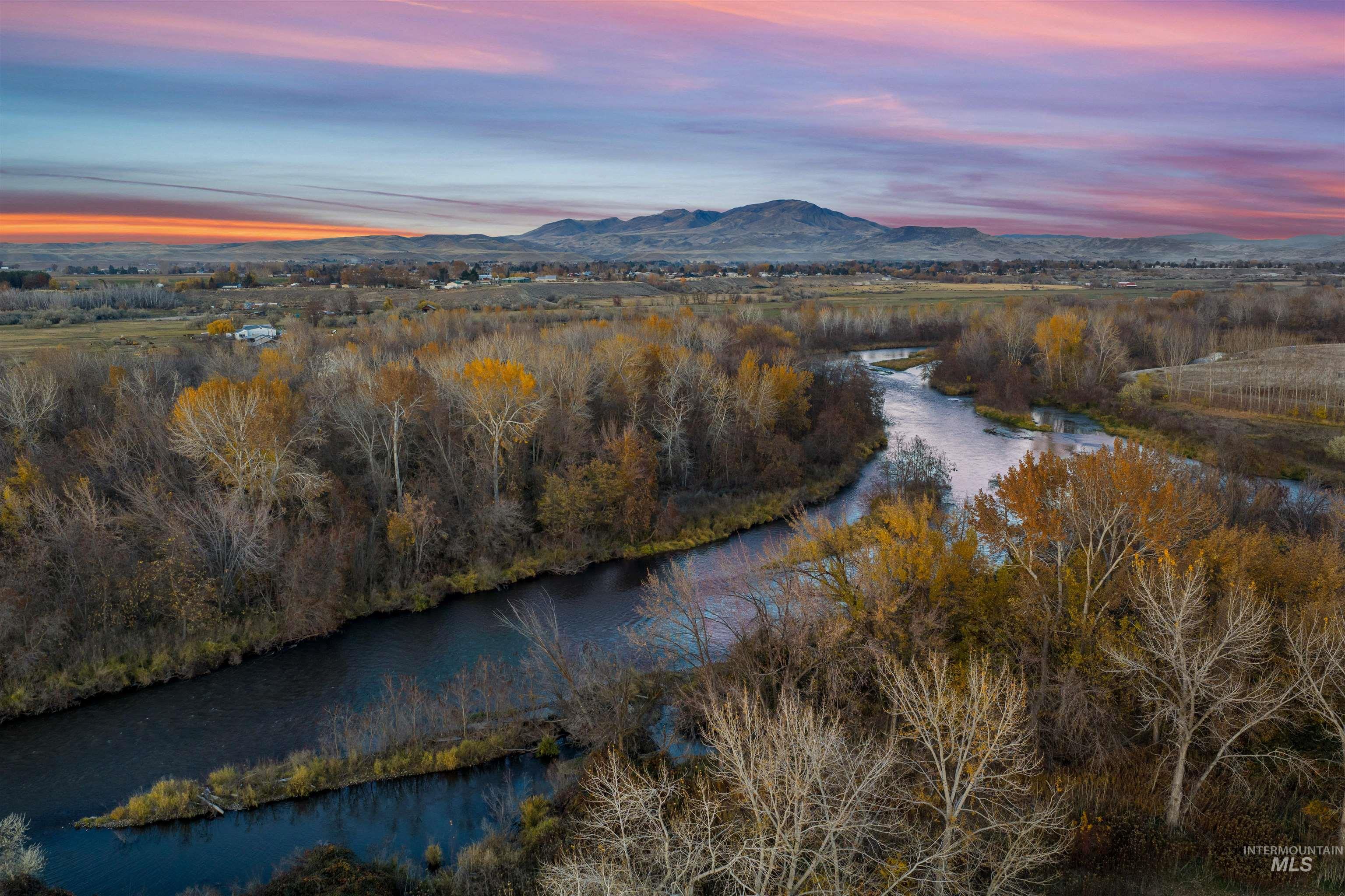 Mountain view with a large body of water