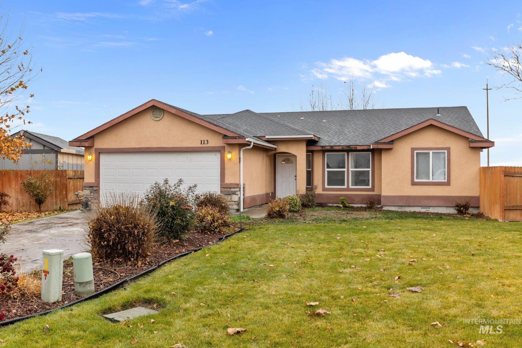 113 Rose Petal Ct, Wilder, Idaho 83676-6029, 4 Bedrooms, 2 Bathrooms, Residential For Sale, Price $339,900,MLS 98969250