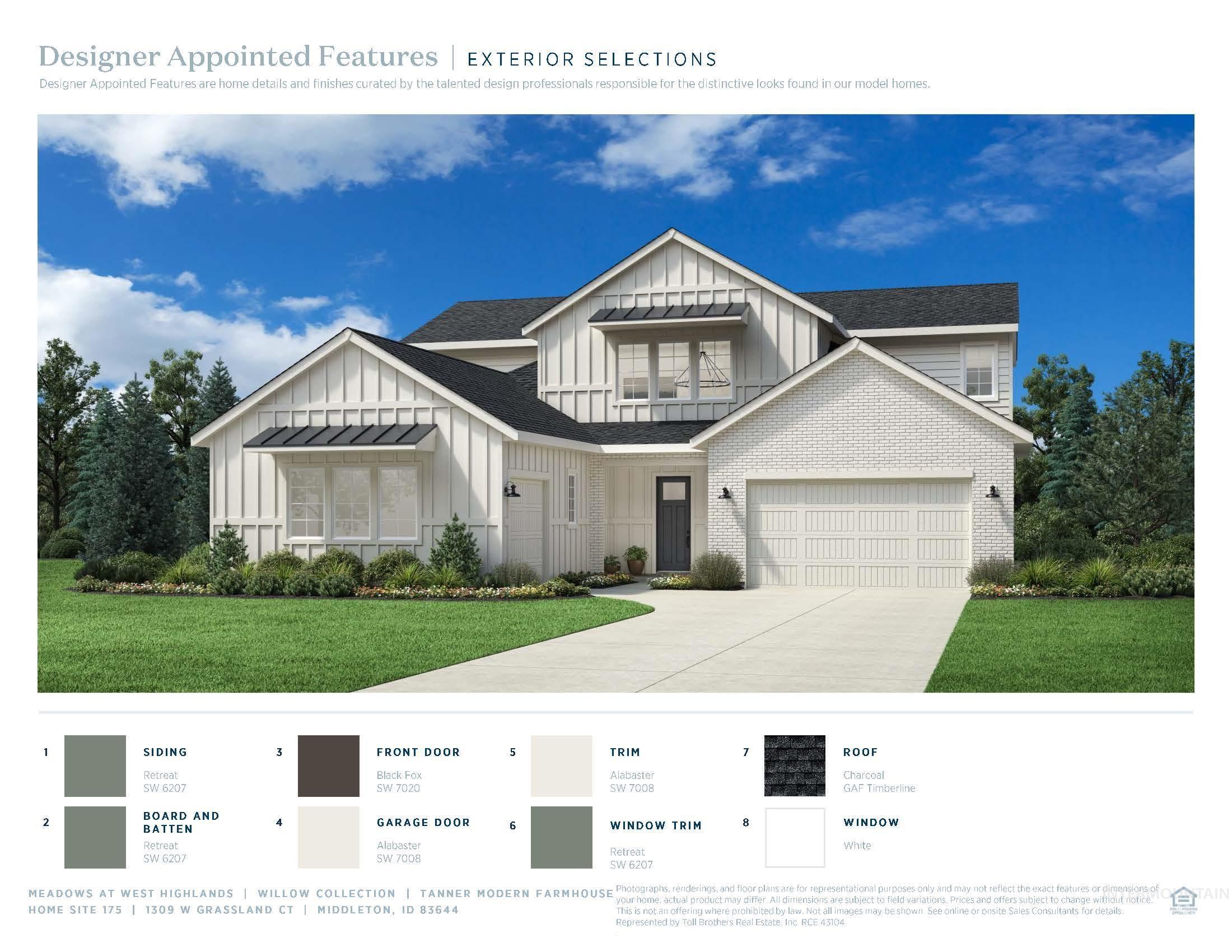 1309 W Grassland Ct, Middleton, Idaho 83644, 4 Bedrooms, 3.5 Bathrooms, Residential For Sale, Price $684,000,MLS 98969274