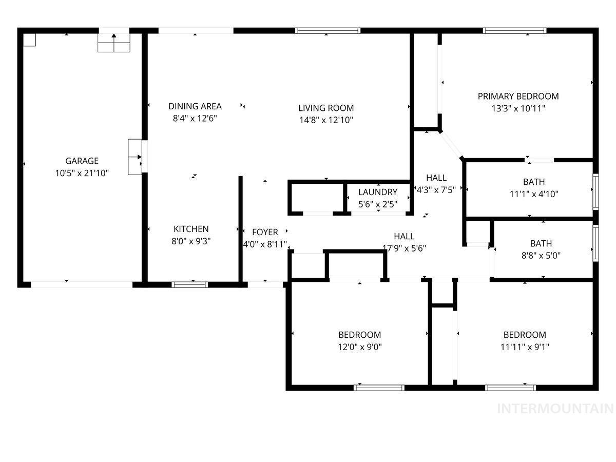 1184 Starfire, Twin Falls, Idaho 83301, 3 Bedrooms, 2 Bathrooms, Residential For Sale, Price $334,900,MLS 98969351