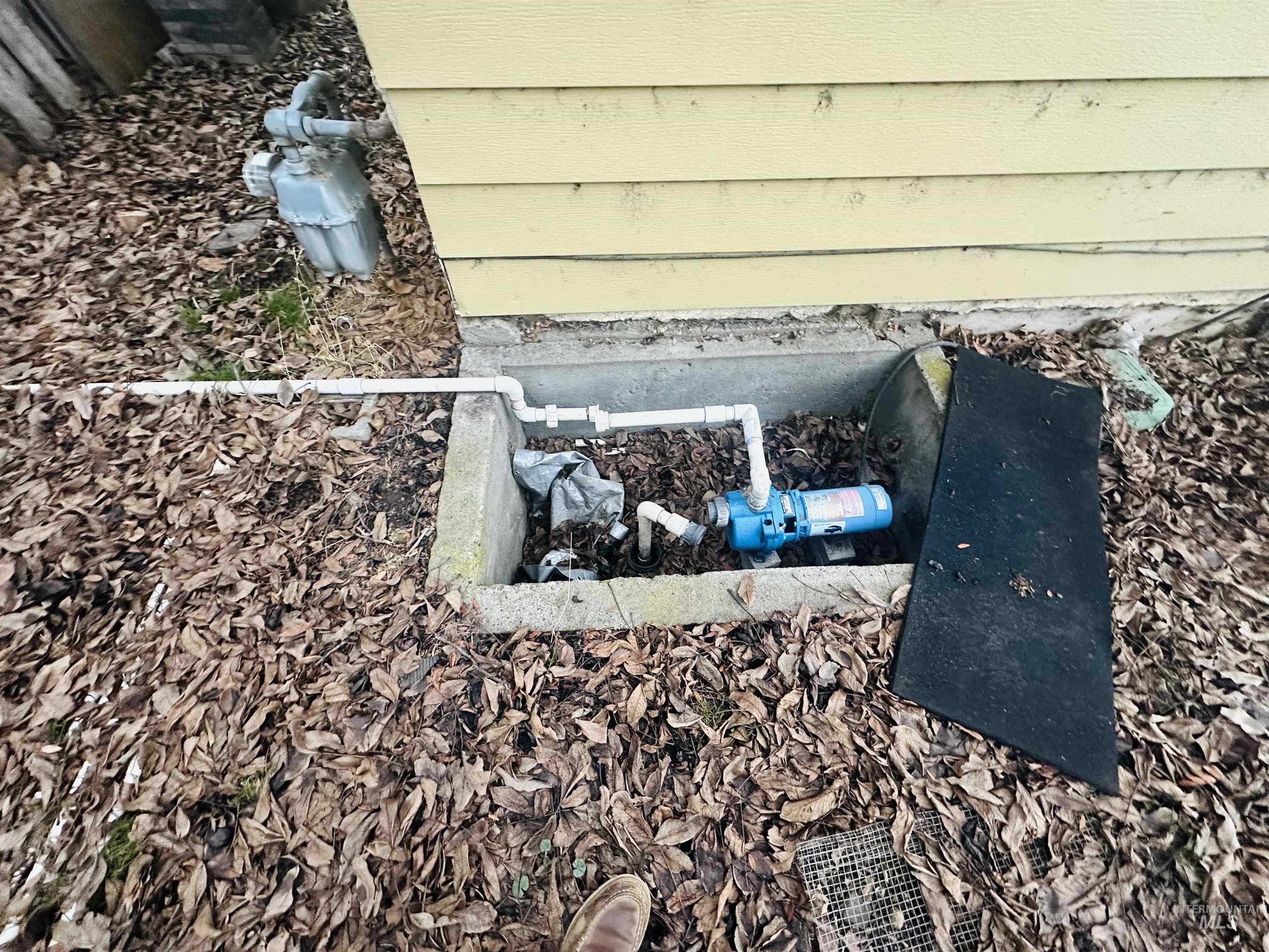 Exterior view of gas meter