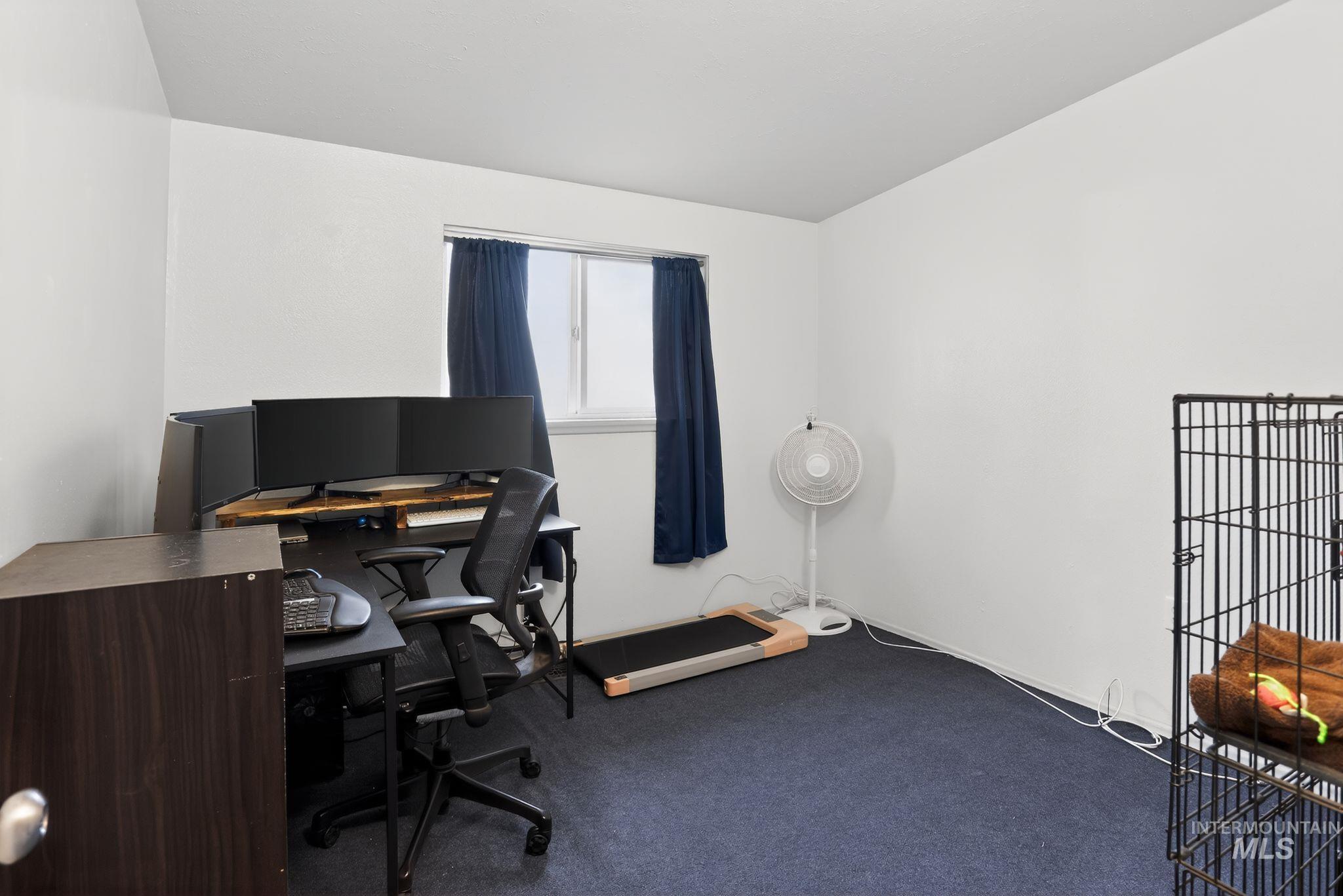 Office area with carpet