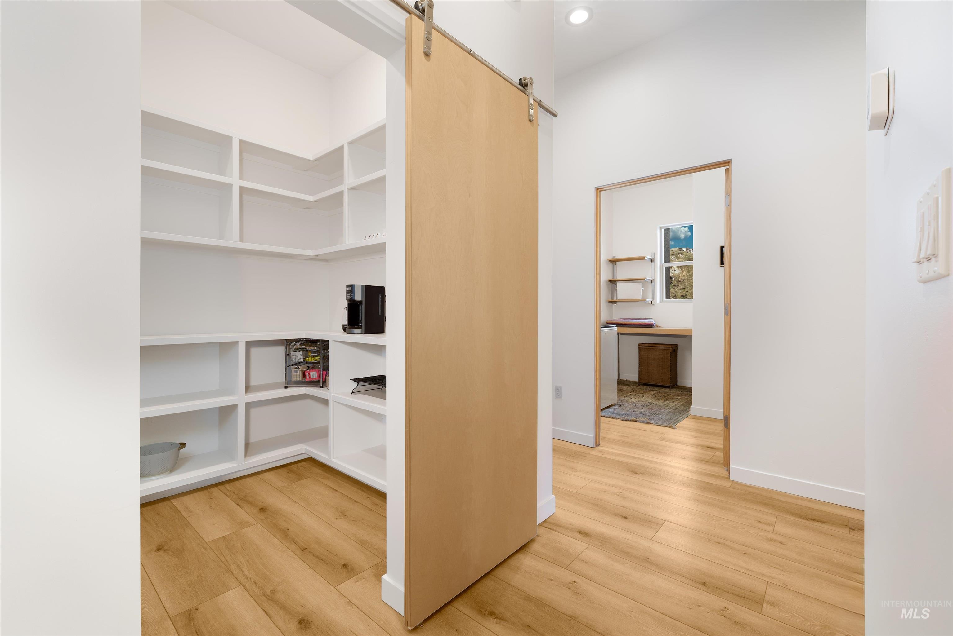 View of storage area