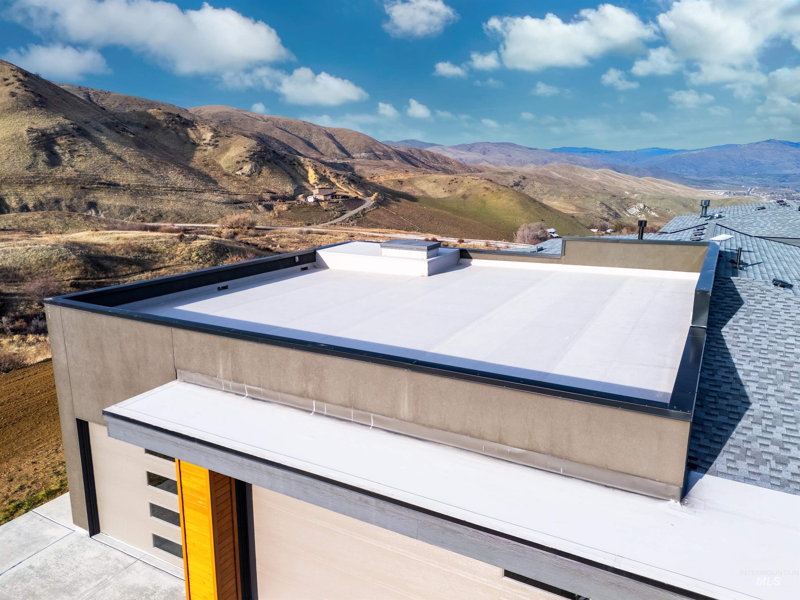 View of mountain background