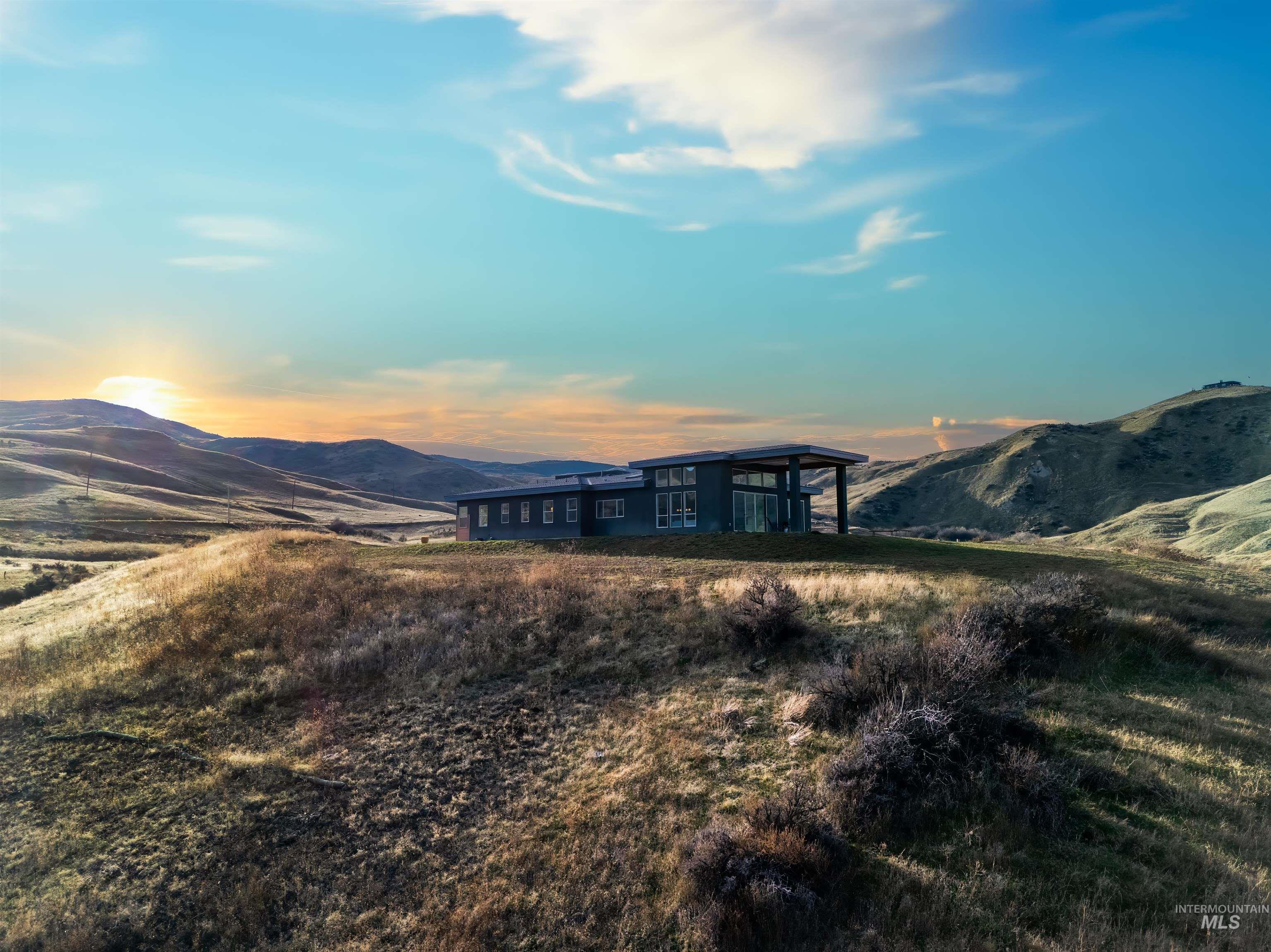 View of mountain background